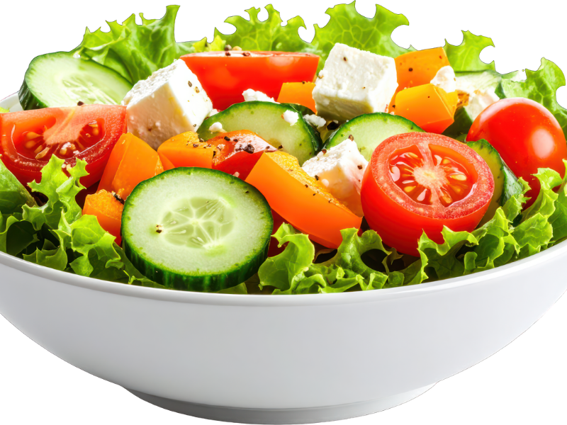 Healthy salad recipes with fruit bowl